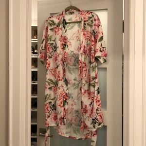 Floral robe